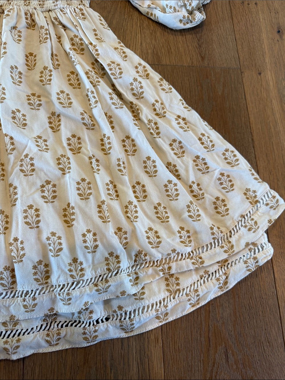 Noralee Elodie Block Print Smocked Dress - 12 - Picture 2 of 5